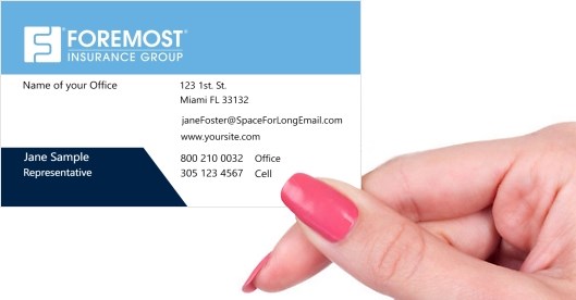 Hand holding business card -  Foremost Professional 